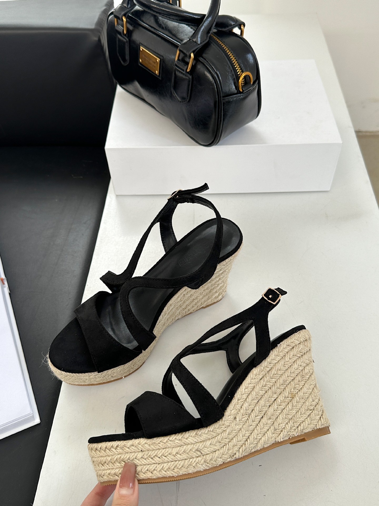 Espadrillas con zeppa da donna sandali estivi con plateau_voghion.com