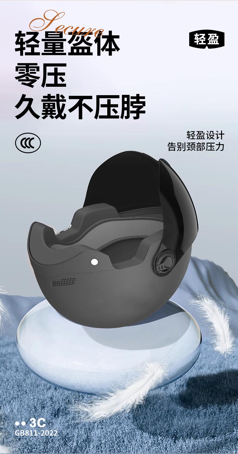 Electric Vehicle Helmet 3C Certified - Summer, All Seasons