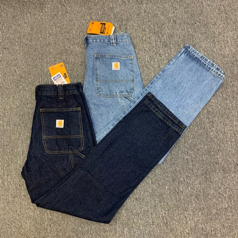 Carhartt Wip Single Knee Carhartt Retro Washed Heavy Denim Cargo Pants Wholesale