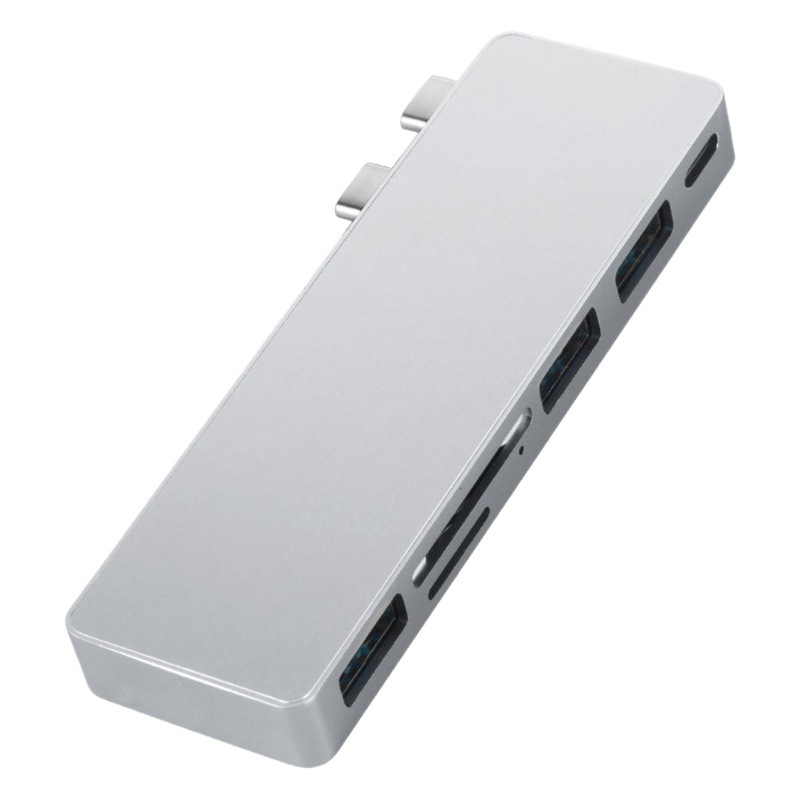 Transfronteriza ordenador portátil HUB estación de acoplamiento usb divisor adecuado para la computadora macbook apple estación de acoplamiento