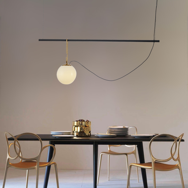 Cafetería mágica diseñador de lámpara de habitación posmoderna de diseño creativo frijoles de café nórdico personalidad sala de modelo colgante
