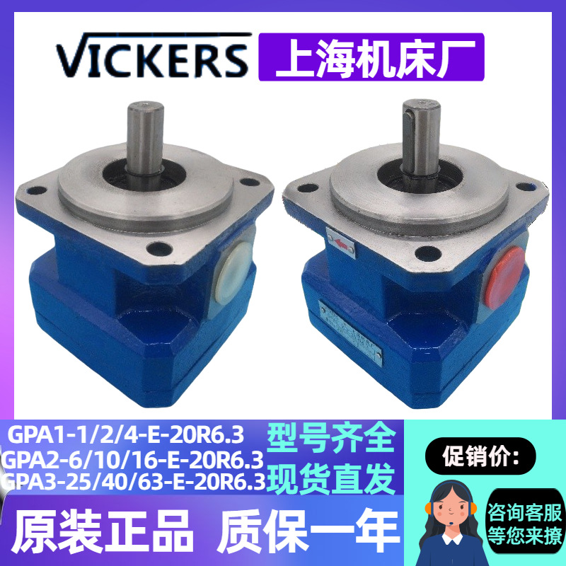 上海机床厂油泵 GPA3-25/40/63-E-20R6.3 海绵发泡机内啮合齿轮泵