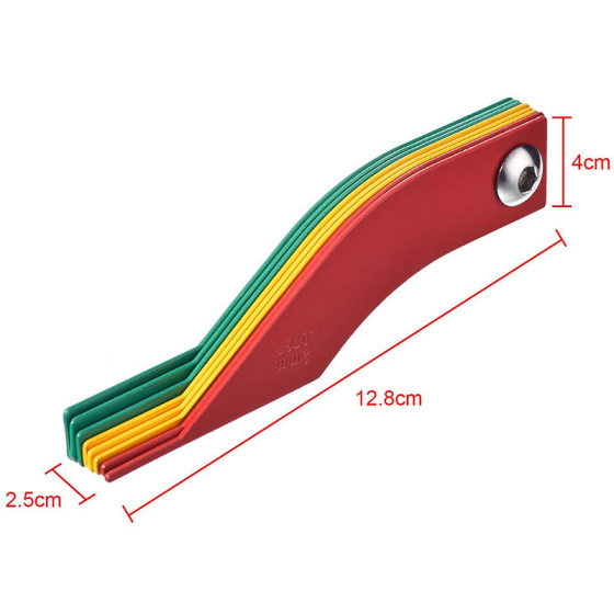 Automobile brake pad thickness detection tool brake pad thickness measuring ruler brake pad scale thickness detector