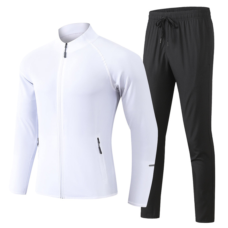 Tops deportivos, ropa de ciclismo de primavera y verano para hombres, pantalones de secado rápido de manga larga, chaqueta para hombres, entrenamiento de baloncesto, ropa de fitness para correr