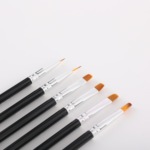 批发双头美甲笔刷套装美甲建构笔光疗笔拉线笔彩绘描边晕染刷子