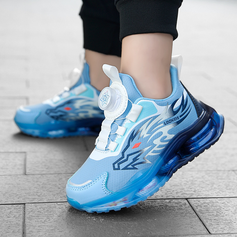 Girar Zhongda 2025 zapatos deportivos para niños al por mayor zapatos deportivos nuevos niños niños primavera y otoño niños primavera