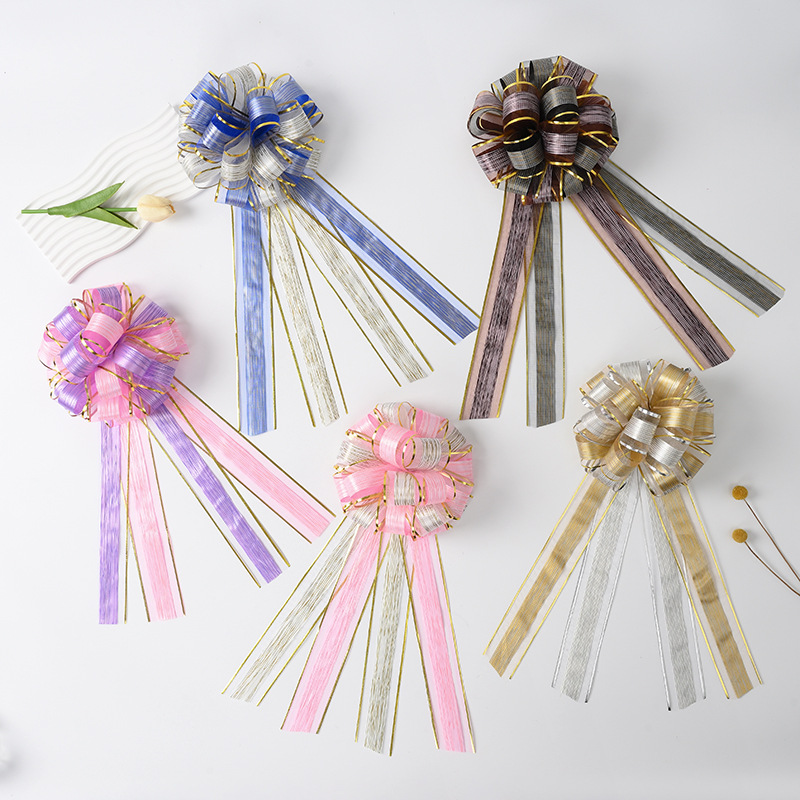 Nuevo transfronterizo de doble capa de doble color de corteza de árbol de tamaño grande flores de nieve de oro regalos de fiesta decoración de flores de dibujo