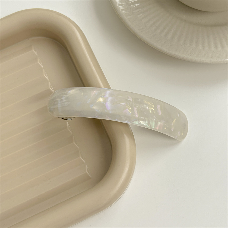 15g Weight Hair Clip Hair Accessories Type 1 Piece Quantity Holiday, Daily Occasion Acetic acid sheets Material Color Block Pattern Women's Gender Simple Style, Classic Style Style Women's Simple Style Classic Style Color Block Acetic Acid Sheets Hair Clip 4