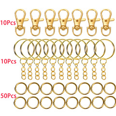 キーチェーンの部品の組み合わせセットの金属のペンダントとチェーンのキーホルダーのアクセサリーのdiyの組み合わせのアクセサリーの部品の卸売り