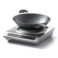 German TINME concave induction cooker household set small multi-functional all-in-one wok stir-fried smart wok