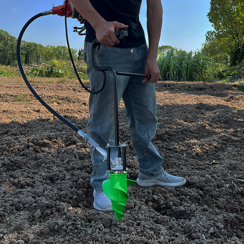 背负割草机烟草种植机打塘机开垦机打洞打窝挖穴机烟钻种烟打孔器