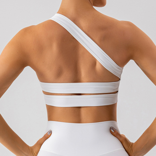 New Summer Sports Bra Collection from Europe and America: Lulu Women's Threaded Yoga Wear, Outfit-Ready Running & Professional Fitness Vest