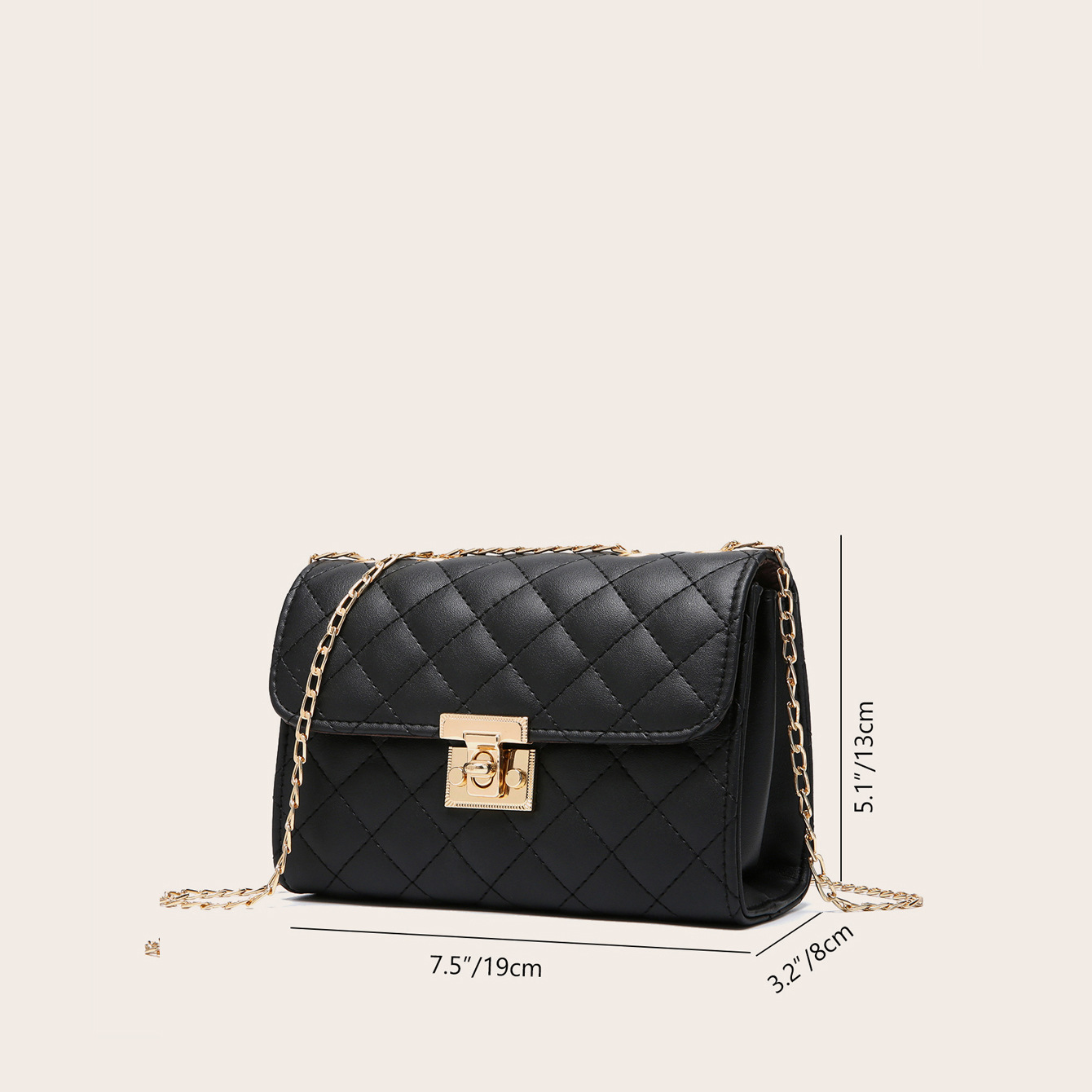 Bolso de mujer 2021 nuevo bolso cuadrado de cadena bordada, bolso casual, pequeño mochila claro, comercio exterior