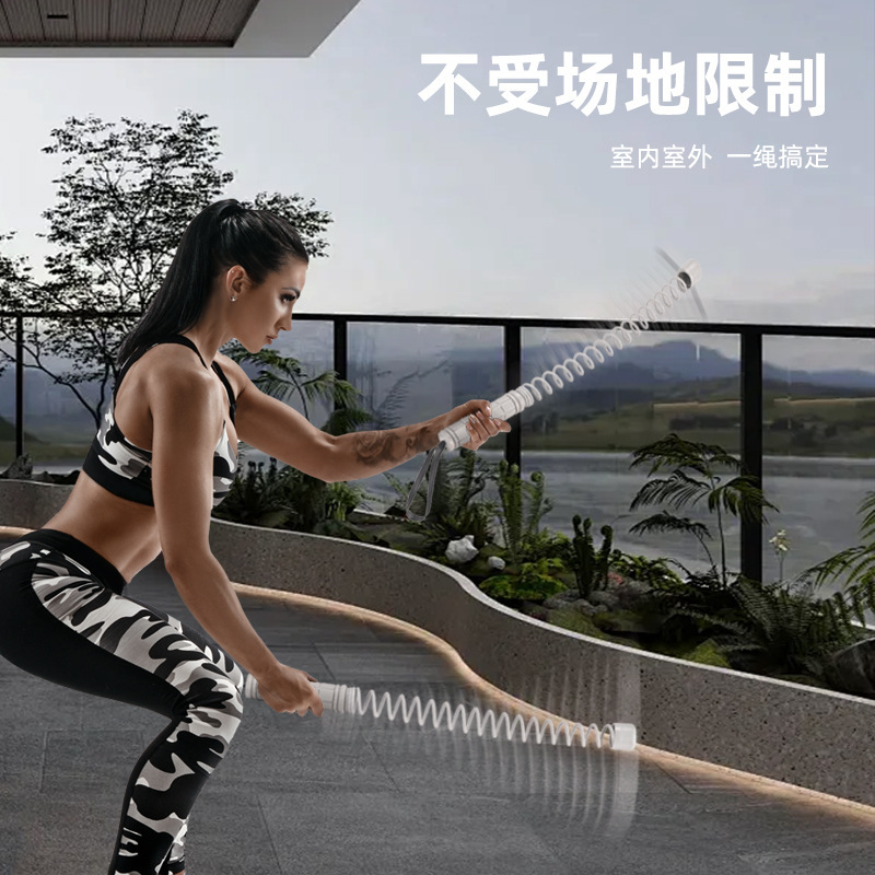 Cordless Battle Rope Training Home Men's Fighting Multi-Functional Fitness Aerobic Physical Training Arm Strength Swing Rope Equipment