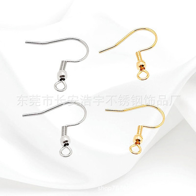 厂家批发不锈钢饰品配件 耳环配件 耳钩 耳勾不锈钢