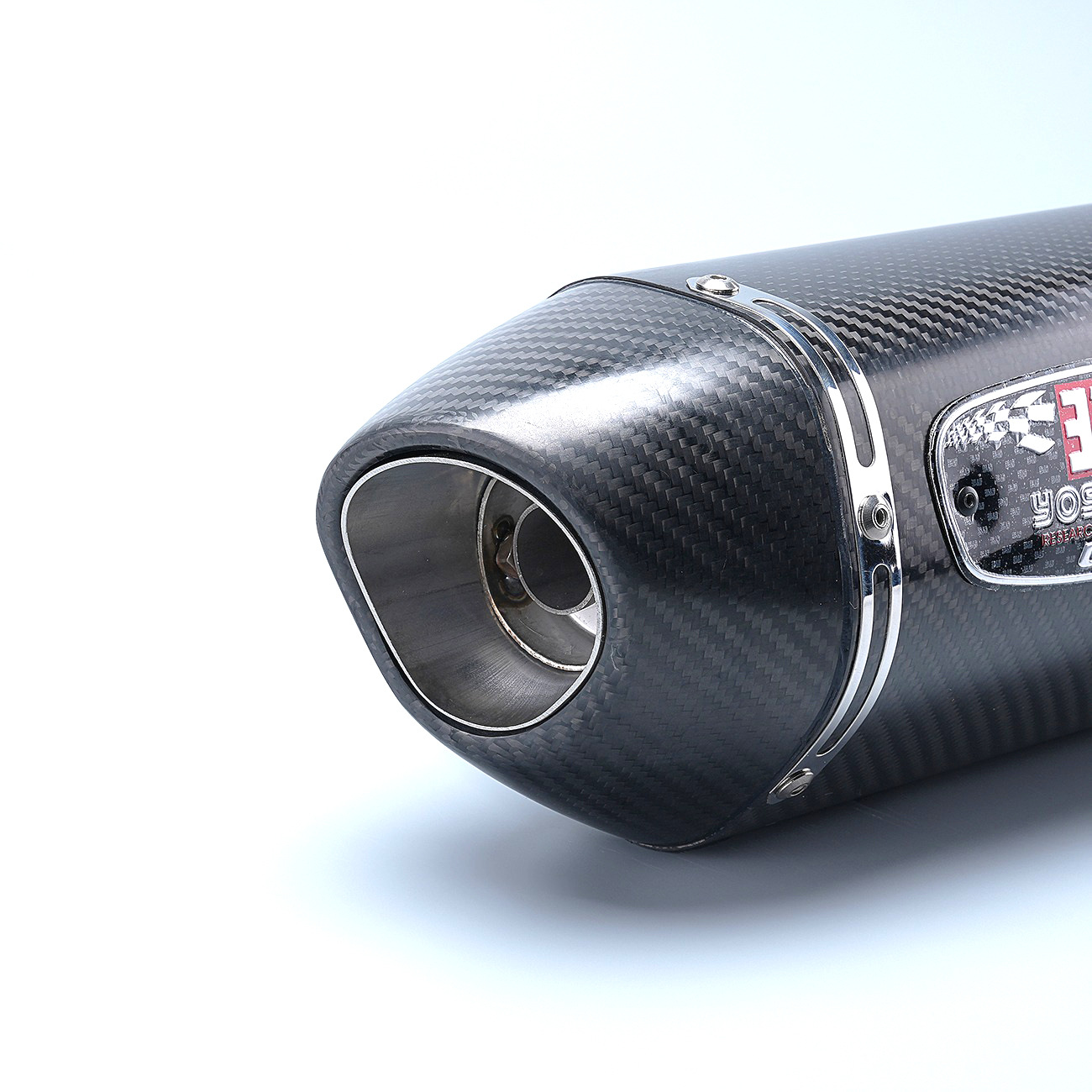 Motorcycle carbon fiber exhaust pipe modified exhaust pipe tail section Yoshimura R77 tail throat QJmoto race 600/spring breeze