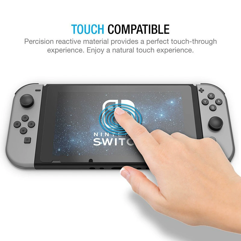 Защитная пленка из закаленного стекла для Nintendo Switch, отпечатков рук не оставляет, геймер консоль защитная пленка