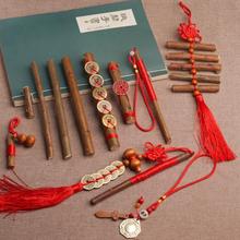 桃木树枝桃树枝桃木棍棒五帝钱桃枝条婴儿童宝宝惊吓夜晚啼哭搬家