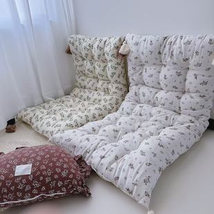 Korean Ins Thickeneded Pure Cotton Kidsren's Room Bedside Floor Mat Cushion Rectangular Tassel Baby Bionic Bed Crawling Mat