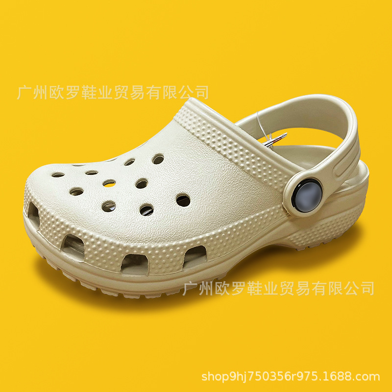 Cruz de zapatos de agujero para niños estrellas clásicas suelas blandas sandalias de playa zapatillas al por mayor