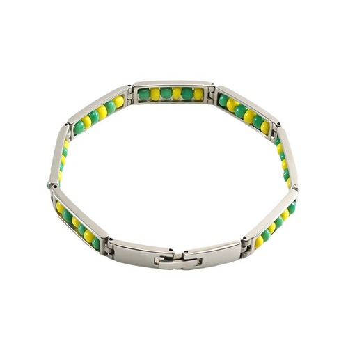 European and American Fashion 18K Stainless Steel Bead Bracelet for Women Cross-Border Gold Titanium Steel Versatile Women's Bracelet and Ring Accessories