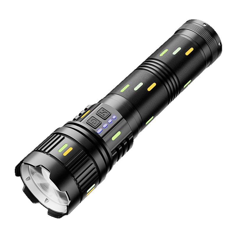 Antorcha de luz fuerte G400 de fluorescencia, disipación de calor de alta velocidad, zoom láser, alta potencia, lumen