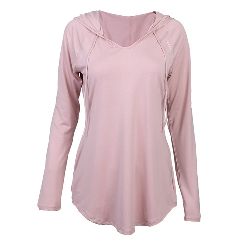 Women's Loose and Slimming Yoga Hoodie for Spring and Autumn, Large Size, Long Sleeve Sports Top with Hood