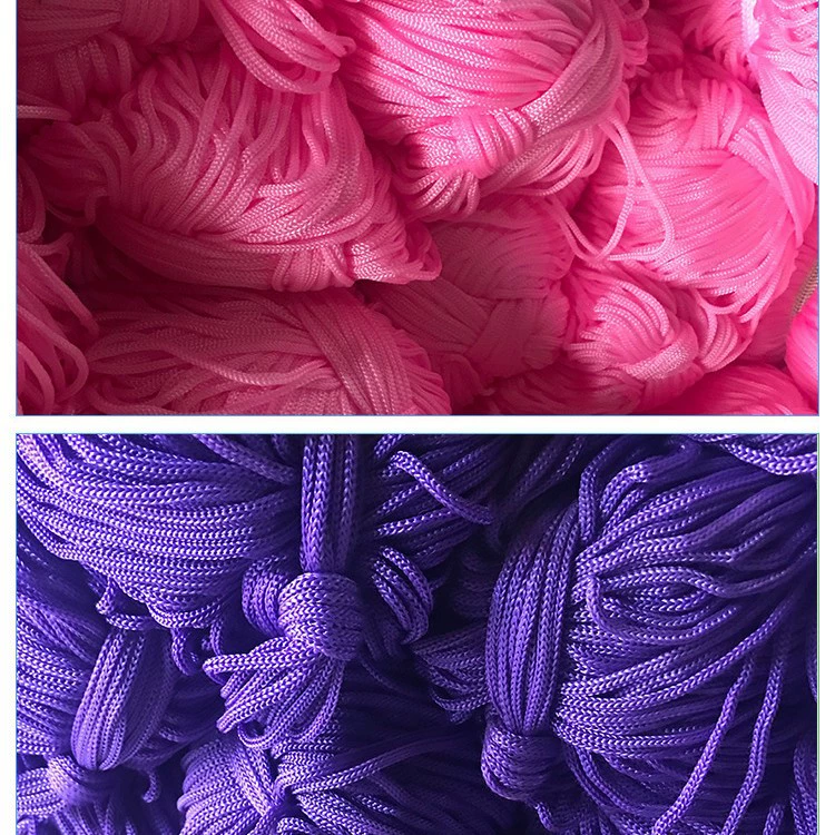 Фабрика pp веревка белый черный шнурок полипропиленовая веревка четыре иглы веревка полый пояс переносная веревка цветная тканая нейлоновая веревка