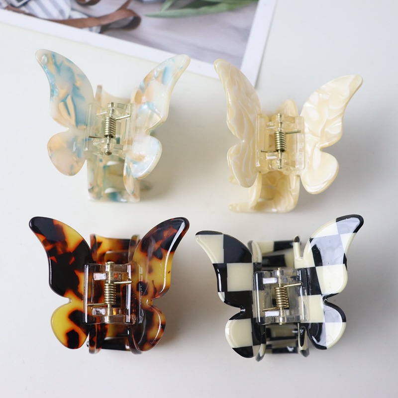 Butterfly Pattern Sweet Women's Butterfly Acetic Acid Sheets Hair Claws