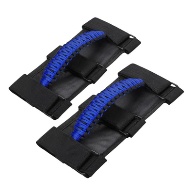 Handle, Door Limit Strap, Armrest, handle, handle - braided-cord-style-single-blue