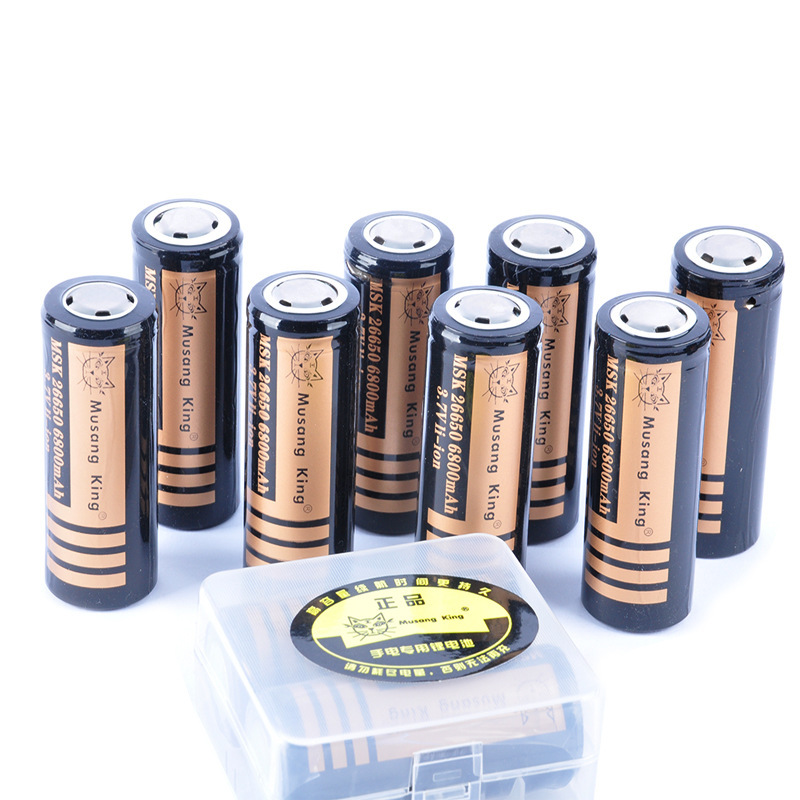 26650锂电池 充电式锂离子3.7V4.2V 工厂家批发18650电池14500