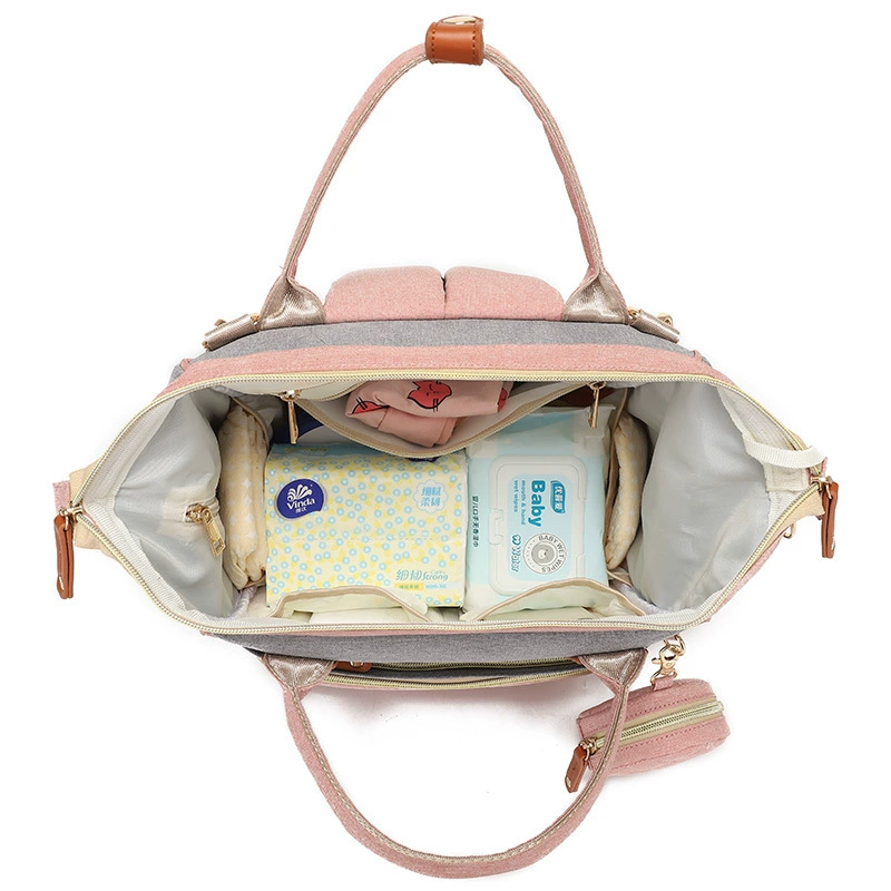Backpack for mother and baby, capacious crib to go out, for import