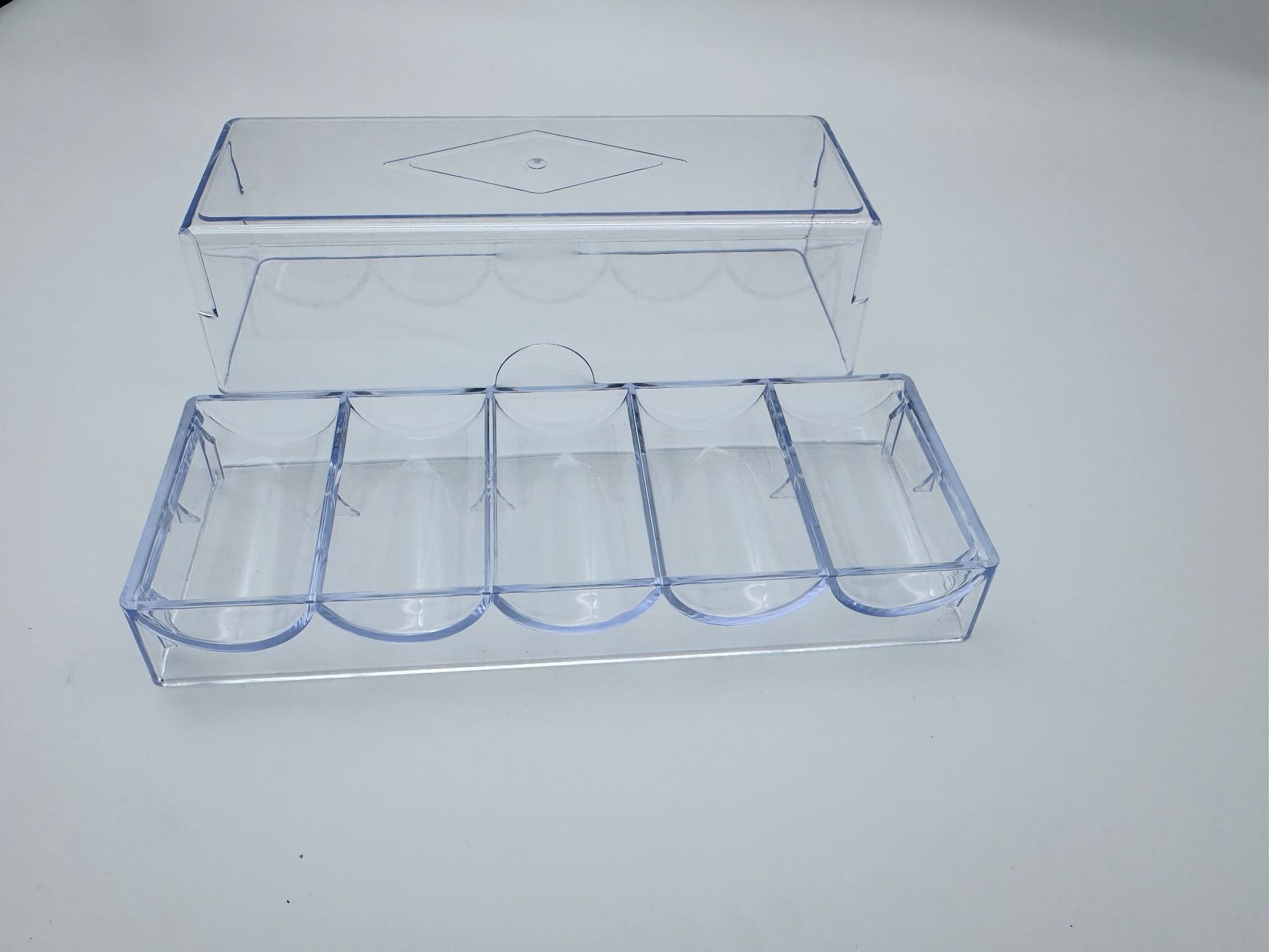 No valor 200 chips burbuja KTO traje Texas juego bacará caja de aluminio portátil chips traje