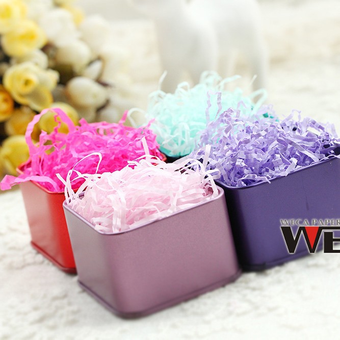 拉菲草按公斤卖彩色纸丝 碎纸填充纸丝 拉菲鸡窝草 礼品填充