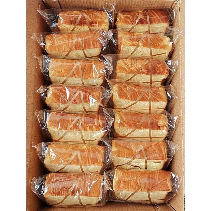 Thick-Cut Milk Butter Shortbread Bread, 7 Packs, Whole Box, Nutritious Breakfast Cake Snacks for Students, Ready-To-Eat Meal Replacement