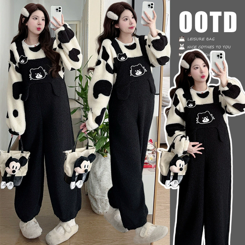 Warm overall, sweater, loose fit