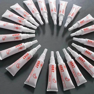 广研厌氧锁固剂4567水管油管气管密封胶管螺纹密封胶白色膏状50ml