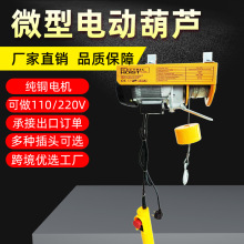 出口220/110/380V小吊机PA微型电动葫芦卷扬机铜包提升机装修吊机
