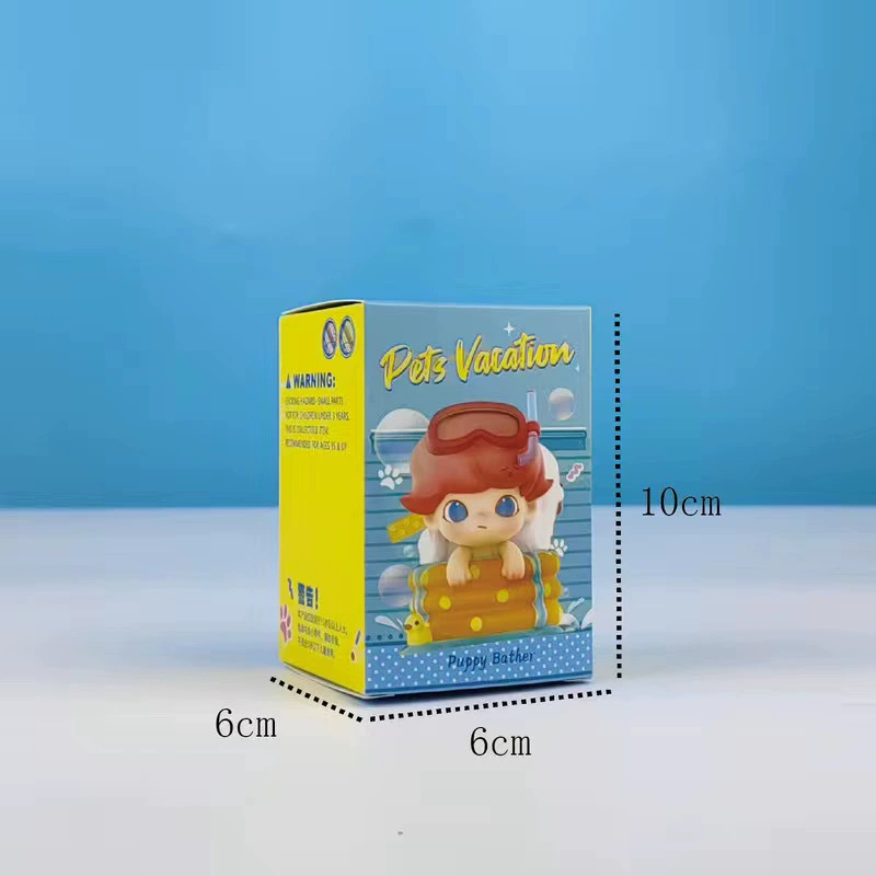 Pop Mart блайнд-бокс Dimoo Pet Holiday серия, фигурка-автомобиль, украшение, подарочная кукла в блайнд-боксе