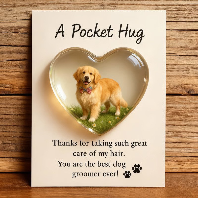 Colgante bolsillo transfronterizo abrazar amor acrílico 2D plano medalla conmemorativa en forma de corazón ángel con emoción inspiradora image 114