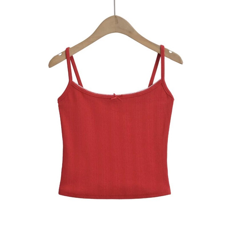 Pure and Alluring Style, Wide-Strap Backless Camisole for Women, Basic Summer Versatile Sexy Sports Tank Top