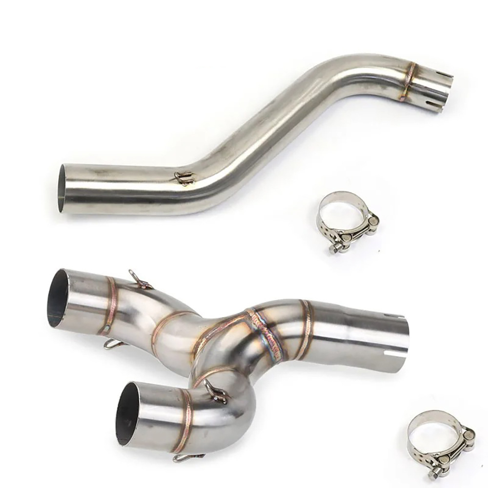Motorcycle modified exhaust pipe fried street double exhaust Benali Huanglong 600/TNT600/BJ600 lossless