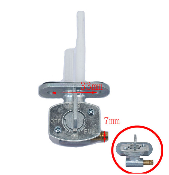 Accesorios de modificación de motocicleta interruptor scooter interruptor de aceite interruptor de tanque de combustible interruptor de circuito de aceite olla de aceite interruptor de Tanque de combustible auxiliar