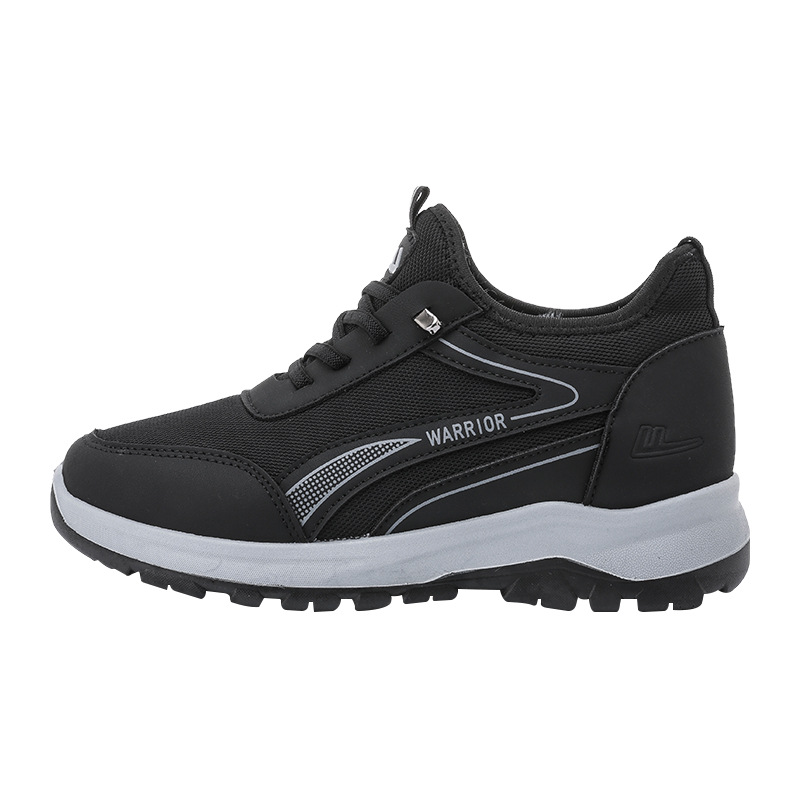 Huili color sólido calentamiento de base gruesa zapatos de invierno para mujeres nuevos zapatos de algodón de lana de polietileno diarios zapatos de madre simples