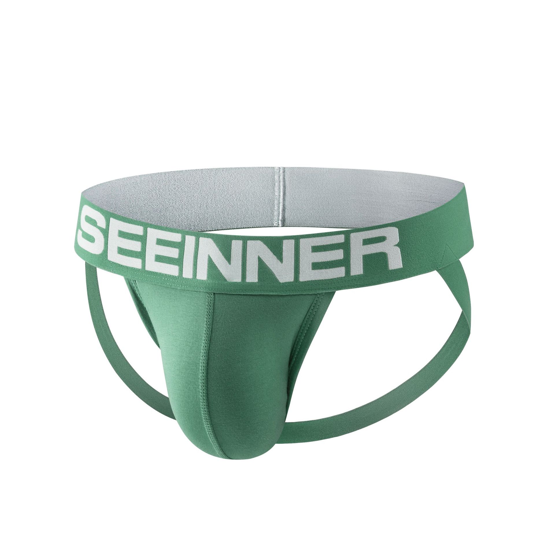Calzoncillos dobles tipo tanga para hombre Seeinner, de algodón puro, agradable para la piel, cómodos y transpirables, de la marca Temu Xiyin, procedentes de Amazon. image 10