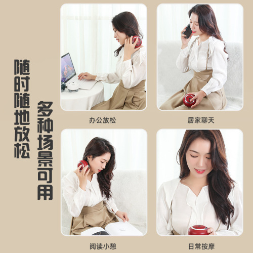 Electric Head Massager for Home Relaxation, Suitable for Humans and Pets, Scalp Headache Rubbing, Meridian Massage, Charging Type Massage Claw