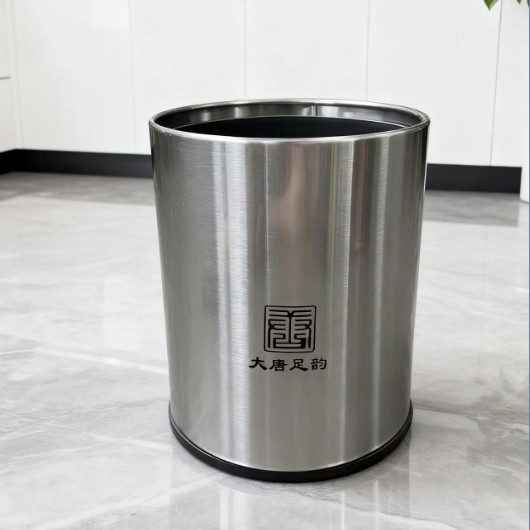 Gran capacidad cubo de basura Hotel sala de billar habitación de invitados hogar cesta de papel rectangular de almacenamiento de baño Cubo de cocina cubo redondo