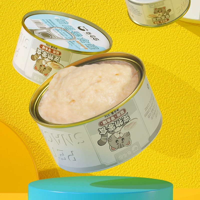 @ JWB Консервы для кошек Молочный коктейль Консервы для регидратации воды Staple Cat Tank 85g Pet Snack