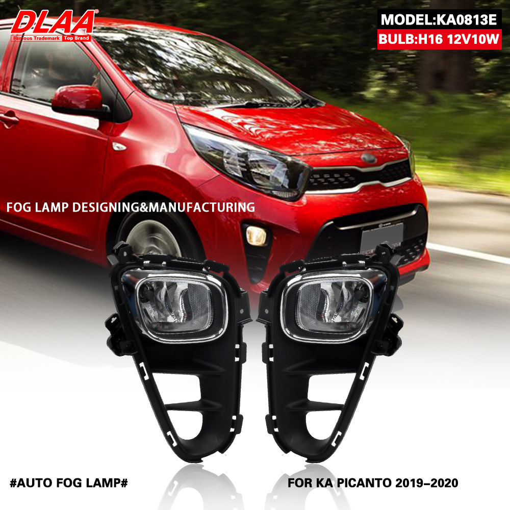 Aplicable a Kia 17 / 18 / 19 nuevo conjunto de lámpara de niebla delantera Picanto modelo importado de lámpara de barra de luz diurna