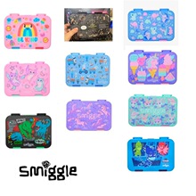 澳洲Smiggle儿童卡通饭盒学生便当盒大容量分格午餐盒可爱便携餐